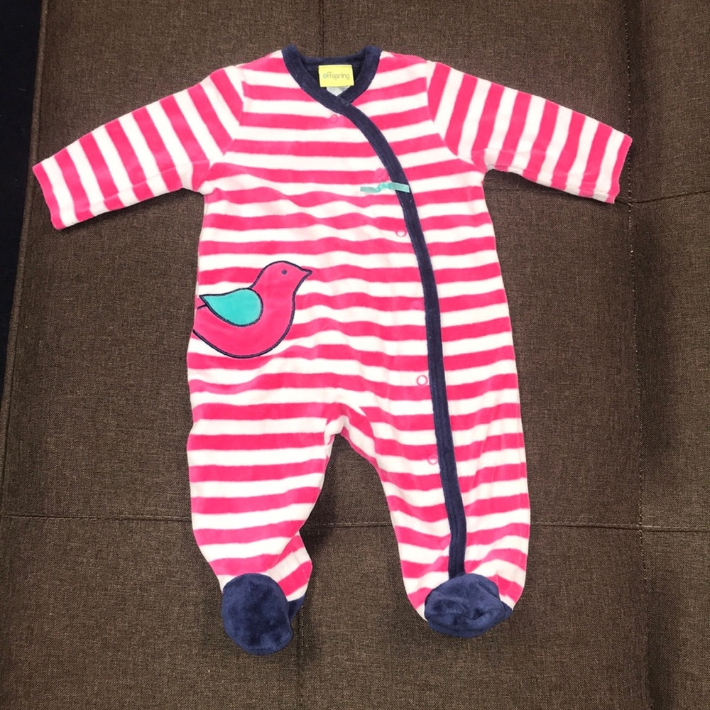 Velour sleep and play